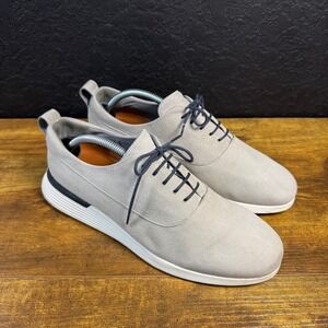 Wolf & Shepherd Crossover Longwing Derby Grey Suede Hybrid Dress Shoes Mens 9M